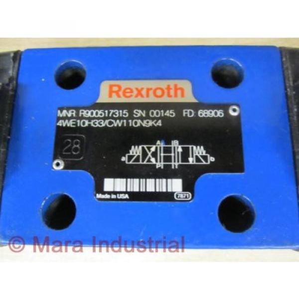 Rexroth Bosch R900517315 Valve 4WE10H33/CW110N9K4 - origin No Box #2 image