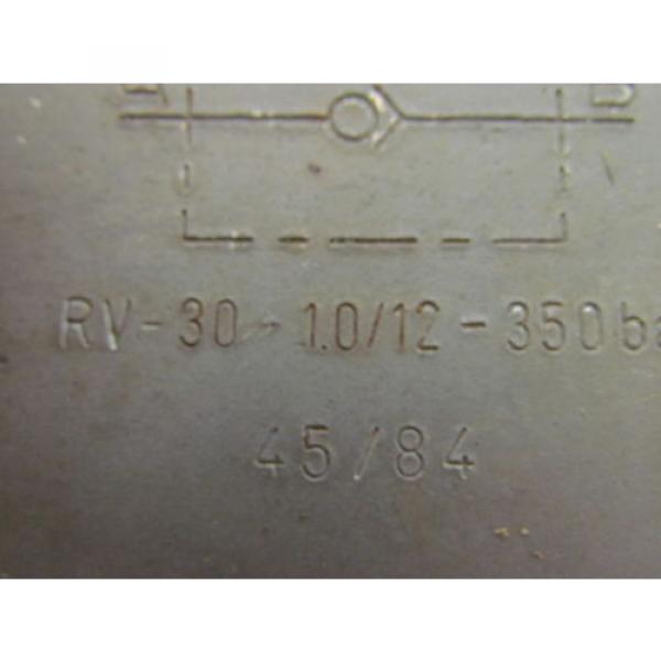 Rexroth Canada Greece Hycon 45/84 Carbon Steel 1-1/2&#034; Check Valve Hydraulic 1-7/8x12 Thread #4 image
