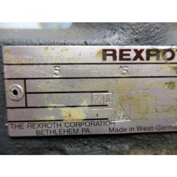 REXROTH DR10/542/100Y/V/5 PILOT OPERATED PRESSURE REDUCING VALVE #2 image