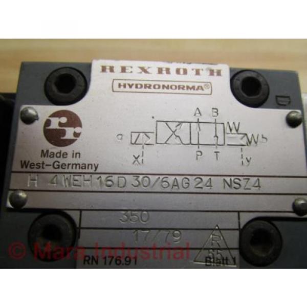 Rexroth H 4 WEH 16D 30/6AG24 NSZ4 Directional Control Valve - Used #3 image