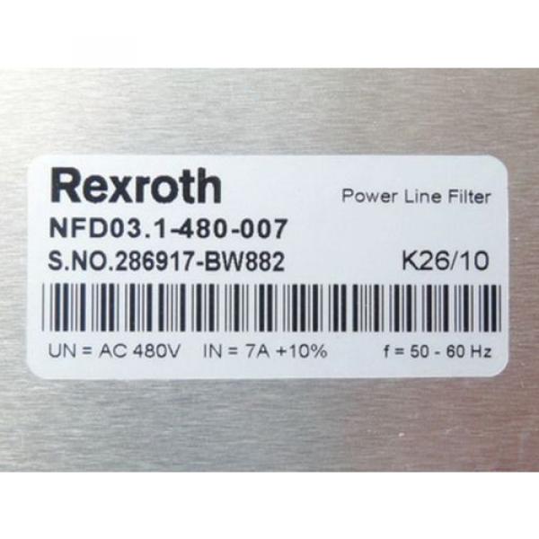Rexroth Russia Singapore NFD03.1-480-007 Poweer-Line Filter - ungebraucht !! #3 image