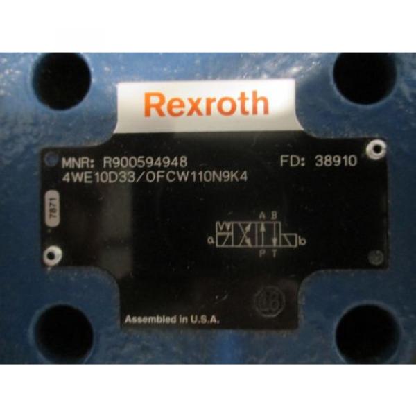 RexRoth Two-Way Directional Spool Valve - P/N: R900594948, Model: 4WE10D33 #6 image