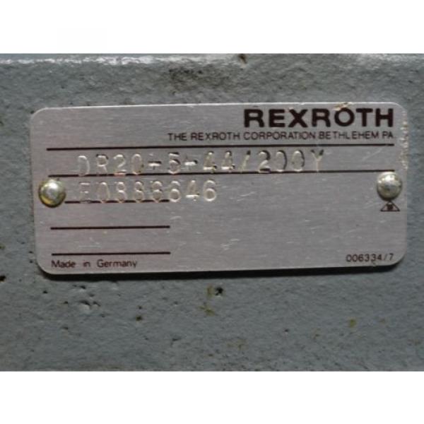 REXROTH Italy Russia ~ HYDRAULIC VALVE ~ P/N: DR20-5-44/200Y ~ NEW NO BOX #3 image