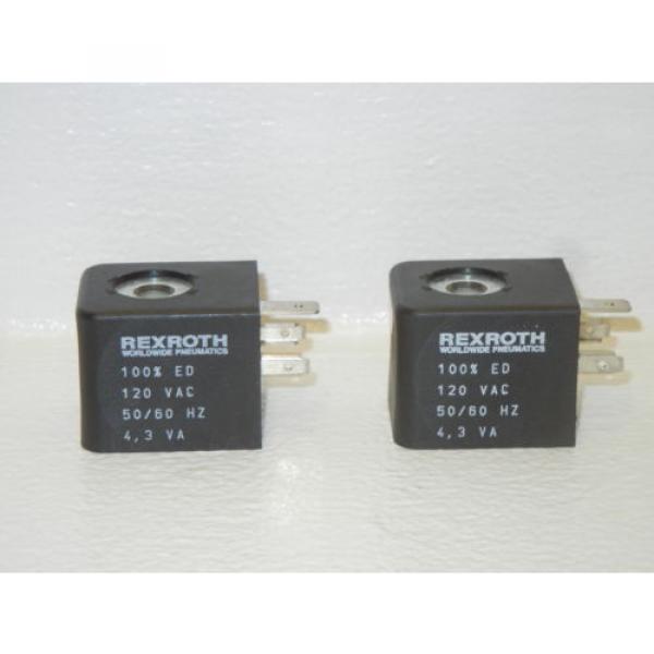 LOT Germany Korea OF 2 REXROTH W5140 NEW-NO BOX SOLENOID COIL 120 VAC W5140 #2 image