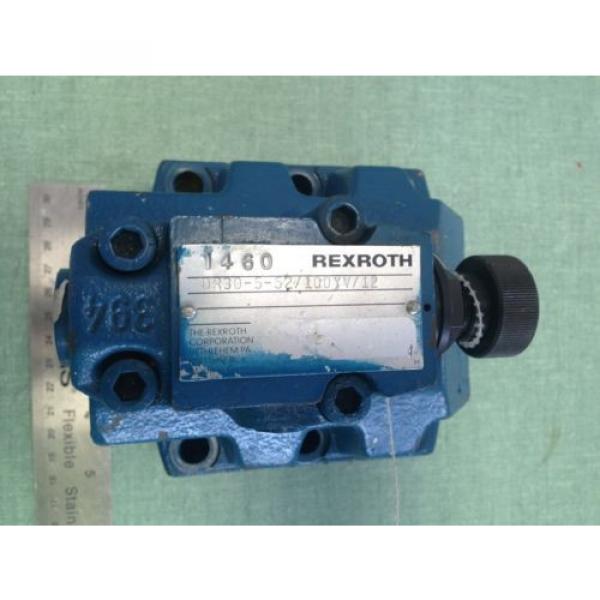 NEW India Canada OLD REXROTH DR30-5-52/100YV/12 HYDRAULIC VALVE #3 image