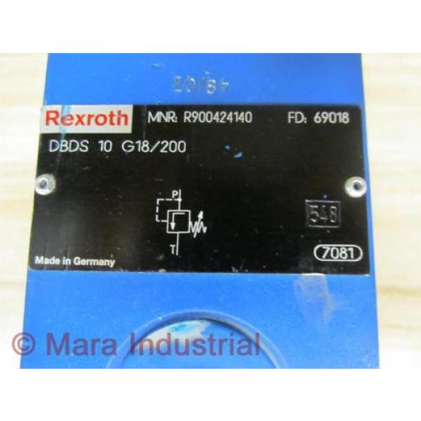 Rexroth USA china Bosch R900424140 Valve DBDS 10 G18/200 - New No Box #2 image