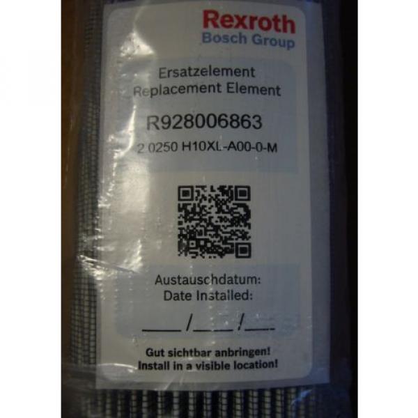 Bosch Egypt Korea Rexroth Hydraulic Filter R928006863 2.0250 H10XL-A00-0 160mm x 50mm 350LEN #3 image