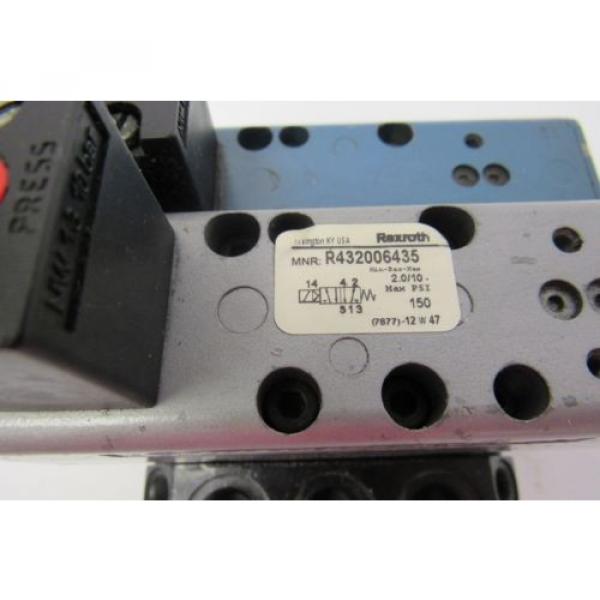REXROTH R432006435 DUAL VALVE ASSEMBLY #3 image