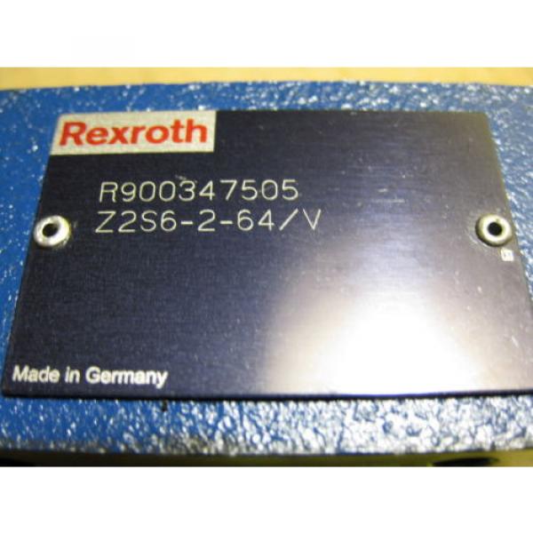 Rexroth Z2S6-2-64/V Hydraulic Check Valve R900347505 #2 image