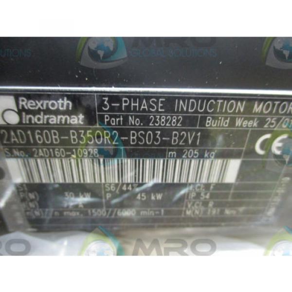 REXROTH Dutch Canada INDRAMAT 2AD160B-B350R2-BS03-B2V1 3-PHASE INDUCTION MOTOR *NEW IN BOX* #6 image