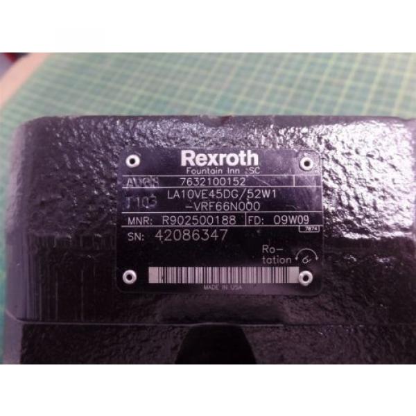 GENUINE REXROTH 7632100152 DRIVE MOTOR, SN 42086347, GROVE MANLIFT  NOS #5 image