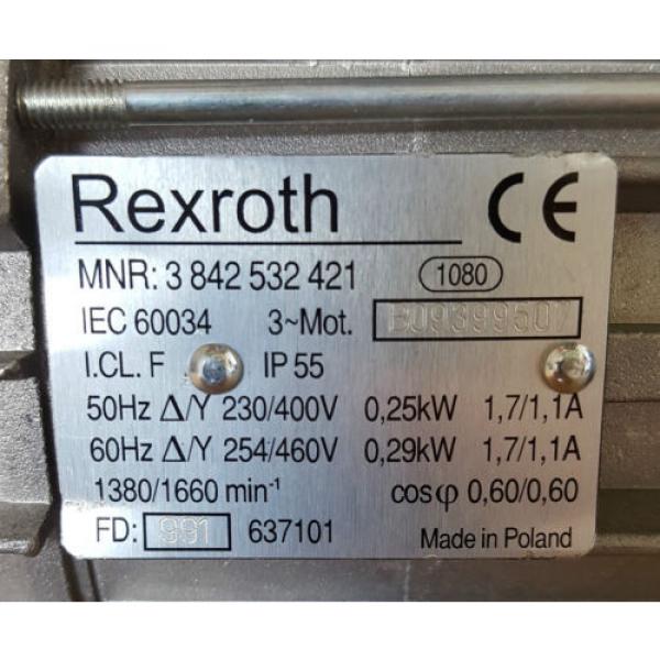 Rexroth Drehstrommotor 3 842 532 421 Drehstrommotor 3~Motor #3 image