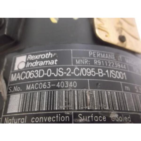 REXROTH MAC063D-0JS-2-C/095-B-1/S001 SERVO MOTOR Origin NO BOX #2 image