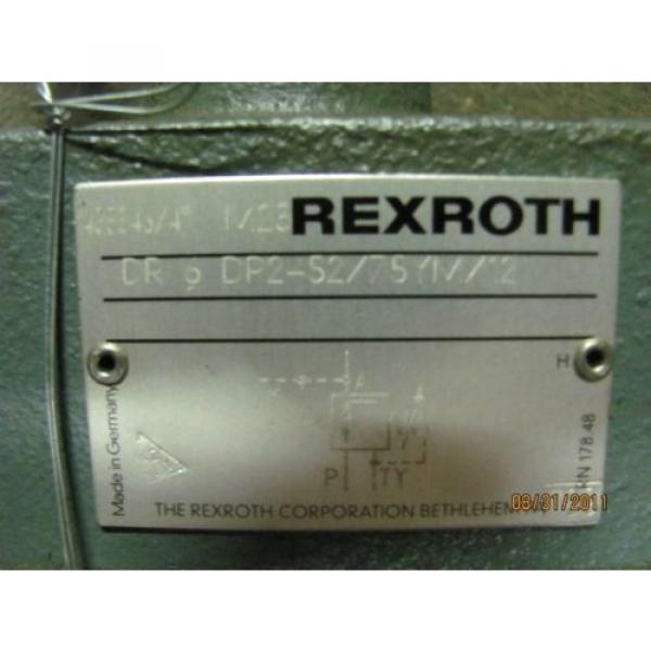 Rexroth DR 6 DP2-52/75YM/12 Pressure Reducing Valve Origin #2 image