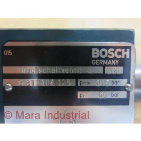 Rexroth Bosch Group 0 811 104 125 0811104125 Pressure Valve - origin No Box #4 image