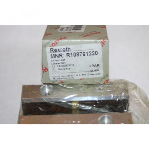 Rexroth Canada Mexico Bosch Star R1087-612-20 Linear Rail Bearing R108761220  * NEW * #3 image