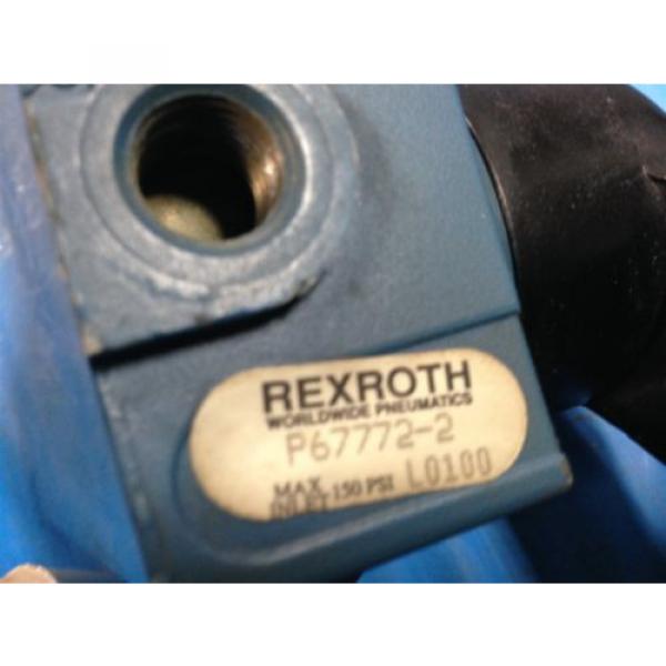 USED REXROTH P67772-2 CONTROL VALVE AND BIMBA FLAT-1 FS-5015 CYLINDER G2 #3 image
