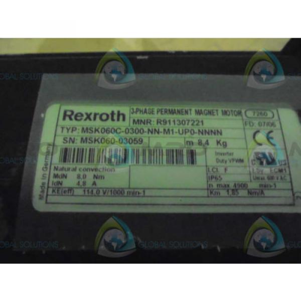 REXROTH MSK060C-0300-NN-M1-UP0-NNNN SERVO MOTOR Origin NO BOX #1 image