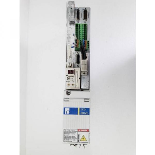 REXROTH INDRAMAT DKC013-040-7-FW WITH FIRMWARE MODULE FWA-ECODR3-SMT-02VRS-MS #1 image