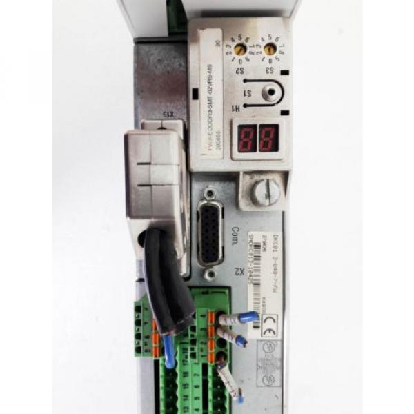 REXROTH INDRAMAT DKC013-040-7-FW WITH FIRMWARE MODULE FWA-ECODR3-SMT-02VRS-MS #2 image