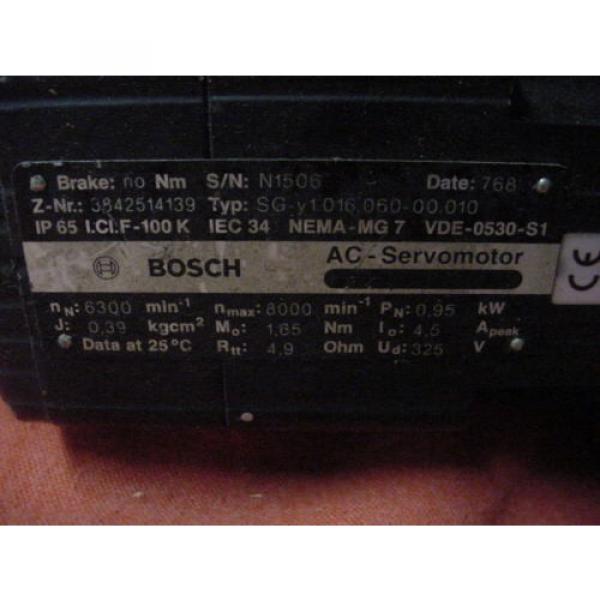 Lot of 3 Bosch Rexroth A/C Servo Motors  Free Shipping #4 image
