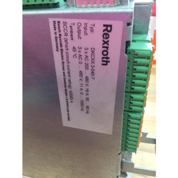 REXROTH Russia Egypt ECODRIVE CONTOLLER DKCXX.3-040-7 #2 image