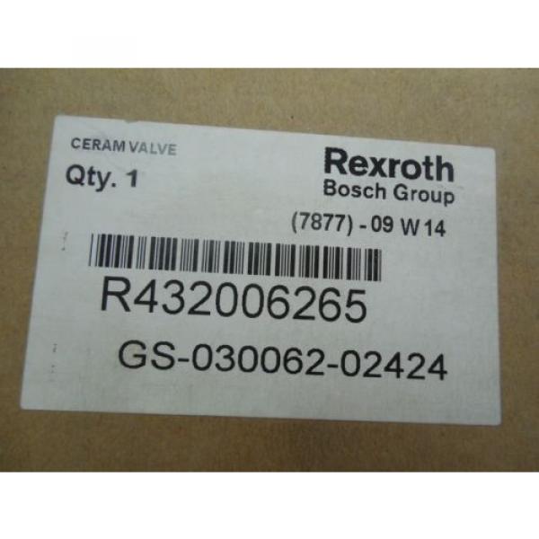 REXROTH CERAM VALVE R432006265 150 MAX PSI 120V COIL NIB #2 image