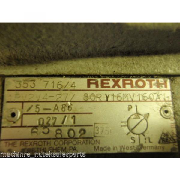 Rexroth pumps 1PV2V4-27/80RY16MV160A1_1PF2 G2-40/011RR12MR #4 image