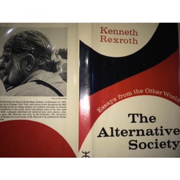 THE Australia France ALTERNATIVE SOCIETY BY KENNETH REXROTH *INSCRIBED*FIRST ED* #2 image