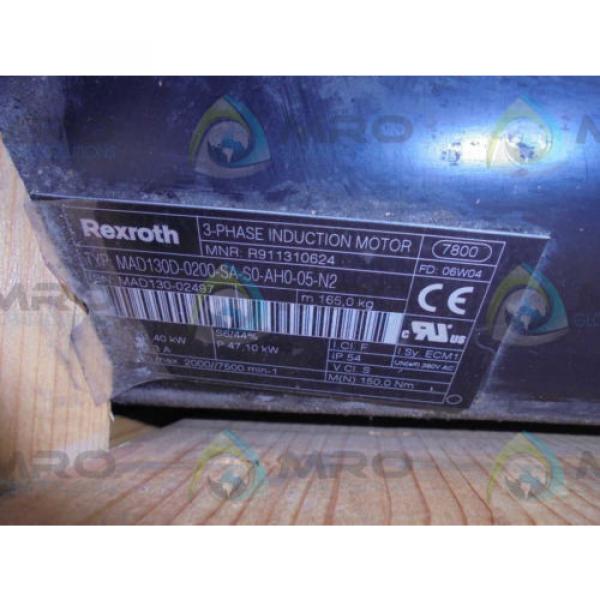 REXROTH MAD130D-0200-SA-S0-AH0-05-N2 3-PHASE INDUCTION MOTOR Origin IN BOX #1 image