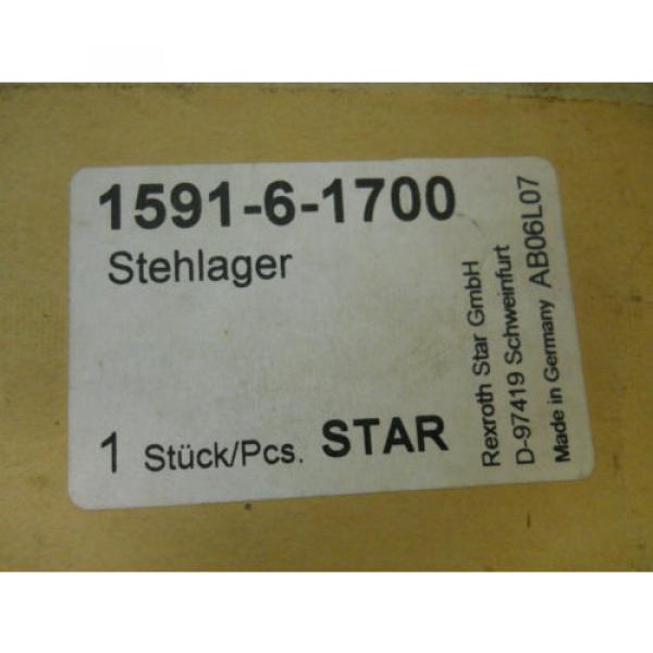 REXROTH China Mexico STAR 1591-6-1700 PILLOW BLOCK BEARING ASSEMBLY NEW CONDITION IN BOX #2 image