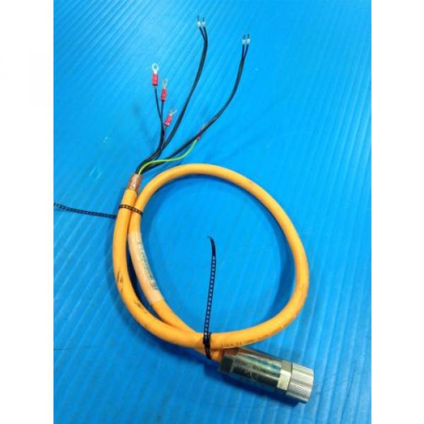 USED REXROTH INDRAMAT IKG4009 CABLE ASSEMBLY INK0653 1 METER A15 #1 image