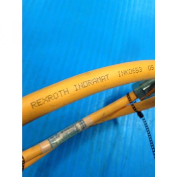 USED REXROTH INDRAMAT IKG4009 CABLE ASSEMBLY INK0653 1 METER A15 #3 image
