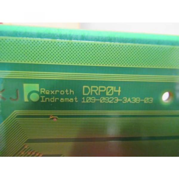 INDRAMAT REXROTH CIRCUIT BOARD DRP04 109-0923-3B38-03 109-0923-3A38-03 #7 image