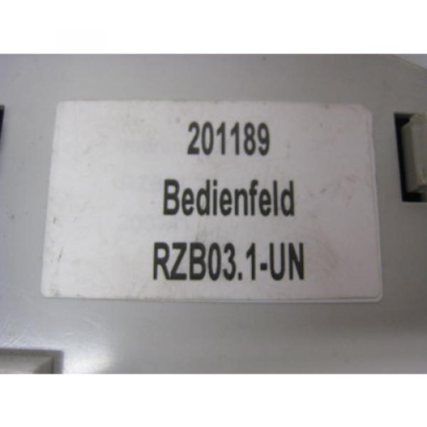 Rexroth Indramat RD REFU RZB031-UN 201189 Servo Drive Control Operator Panel #4 image