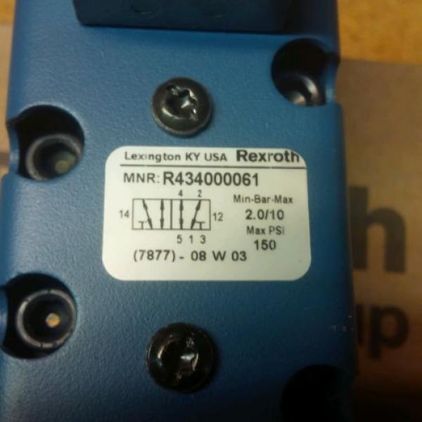 Rexroth Canada Canada ceram valves(set of 2)R434000061/GS02001204141 New #7 image