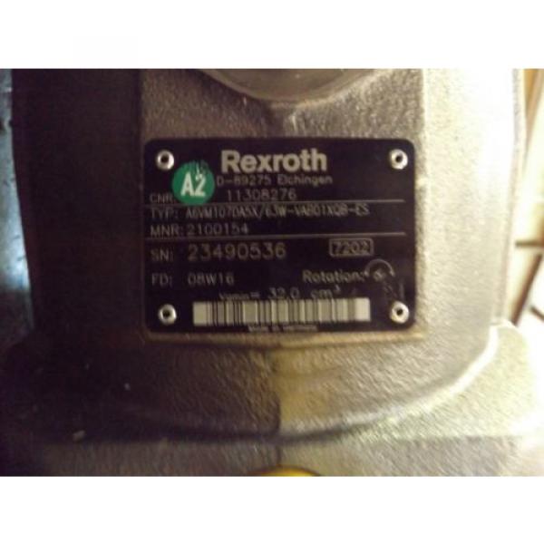 REXROTH AXIAL HYDRAULIC pumps A6VM107DA5X MADE IN GERMANY COUNTER CLOCKWISE Origin #3 image