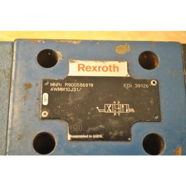 Bosch Rexroth R900586919 4WMM10J31 Hydraulic Directional Control Valve #2 image