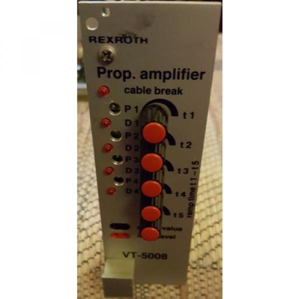 REXROTH PROP AMPLIFIER CONTROL CARD VT5008S12 R1 #1 image