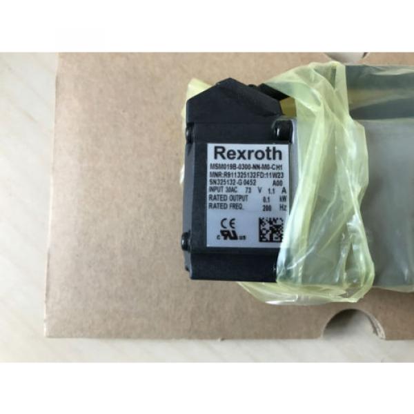 Rexroth MSM019B-0300-NN-M0-CH1 Servomotor R911325132 Neu OVP Regal 2/2/3 #2 image