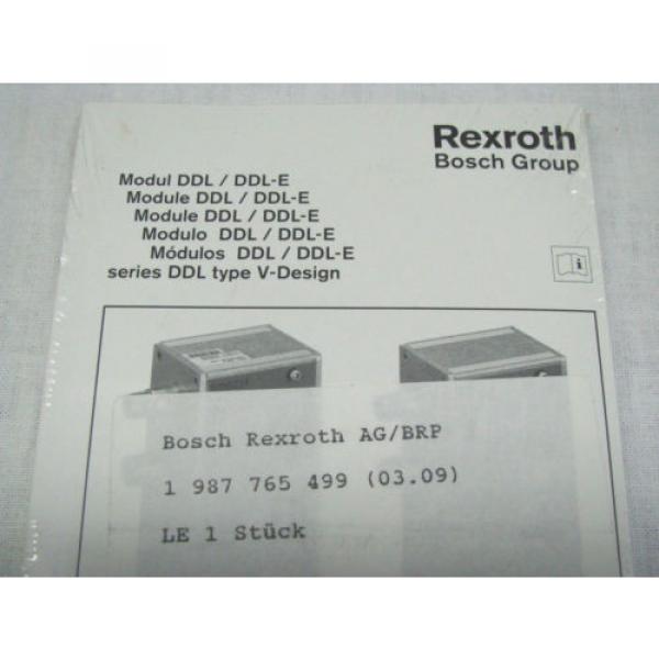Bosch Korea Egypt Rexroth DDL Field Bus RMV-DDL-E Module 1827030190 BRAND NEW IN BOX NIB #6 image