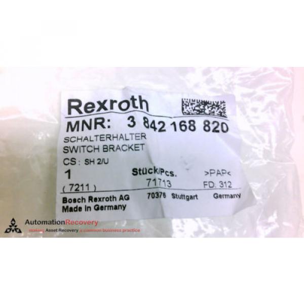 REXROTH Singapore Greece 3 842 168 820, PROX SWITCH SENSOR BRACKET, NEW #208244 #1 image