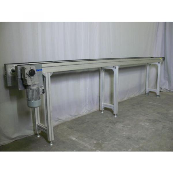 Rexroth Aluminum Frame Conveyor 146#034; X 13#034; X 38#034; W/ Rexroth Motor 3 843 532 033 #3 image