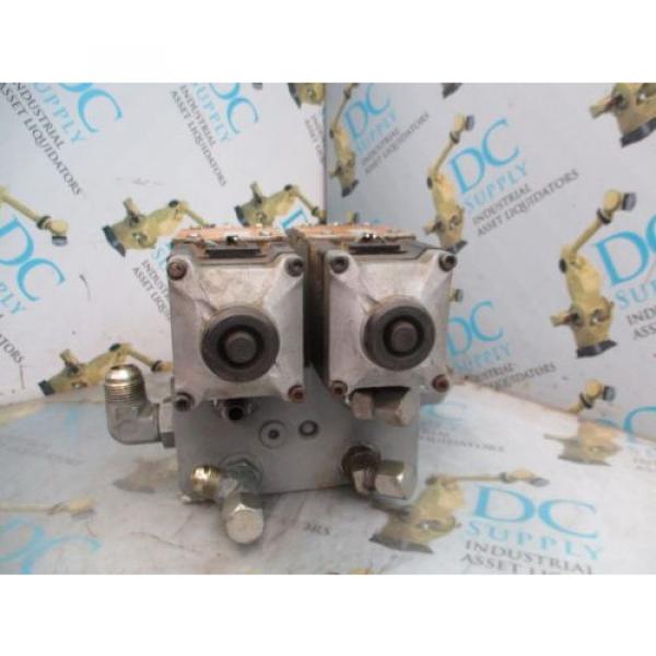 REXROTH 4WE10G21/AW110NZ4V 4 WAY SOLENOID VALVES WITH MANIFOLD ASSEMBLY #2 image