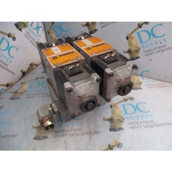 REXROTH 4WE10G21/AW110NZ4V 4 WAY SOLENOID VALVES WITH MANIFOLD ASSEMBLY #9 image