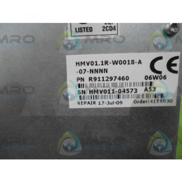 REXROTH INDRADRIVE M HMV011R-W0018-A-07-NNNN Origin IN BOX #2 image