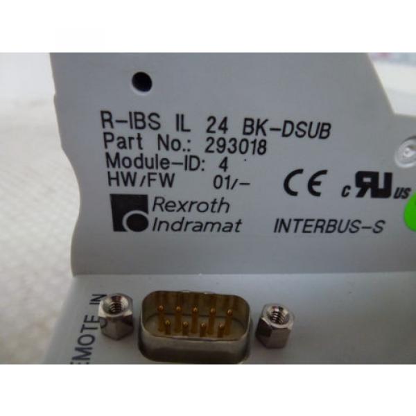 Rexroth Singapore Italy Indramat R-IBS IL 24 BK-DSUB unused boxed free delivery #4 image