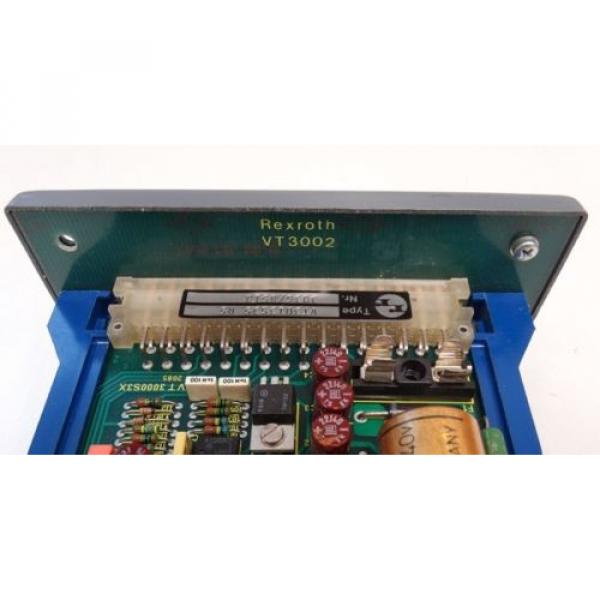 Rexroth India Mexico VT-3013 VT301335 R5 Prop. Amplifier + Rexroth VT3002 Kartenhalter -used- #4 image