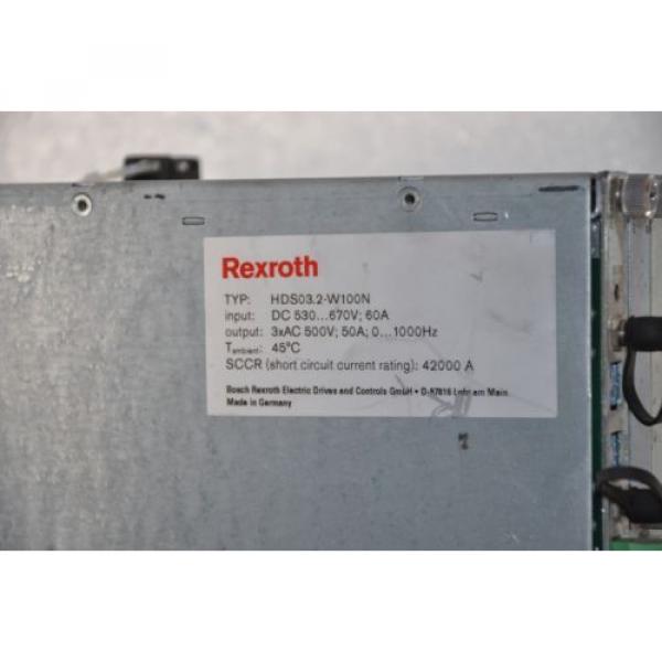 Rexroth Indramat AC-Servo Controller HDS032-W100N-HS32-01-NW ,50A, 0-1000Hz, #2 image