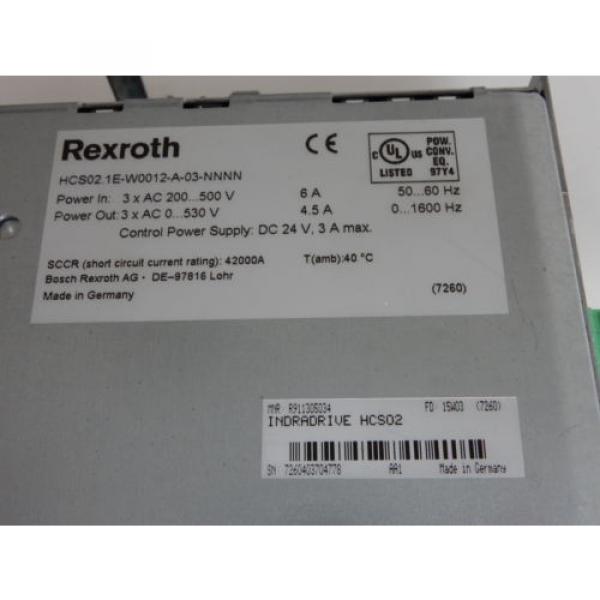 Rexroth Egypt Dutch Indra Drive HCS02.1E-W0012-A-03-NNNN Umrichter #6 image